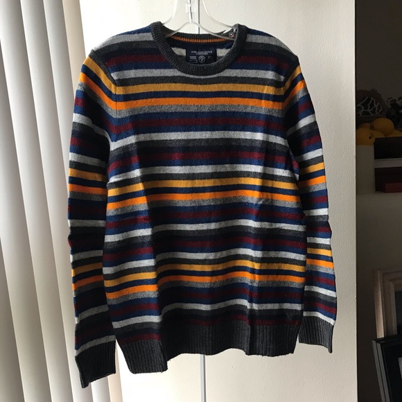 multicolor mens sweater